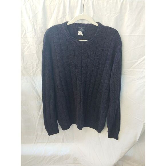 Dockers VINTAGE Men's Size XL Blue Chambray Sweater - Picture 2 of 6